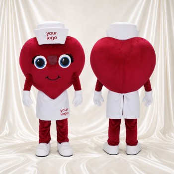 Cœur Médical Costume de mascotte intégral pour adultes Événements caritatifs