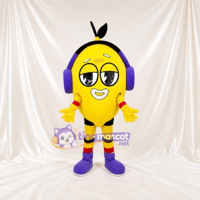 Pear Mascot Costume Full Body for Adults Food Events