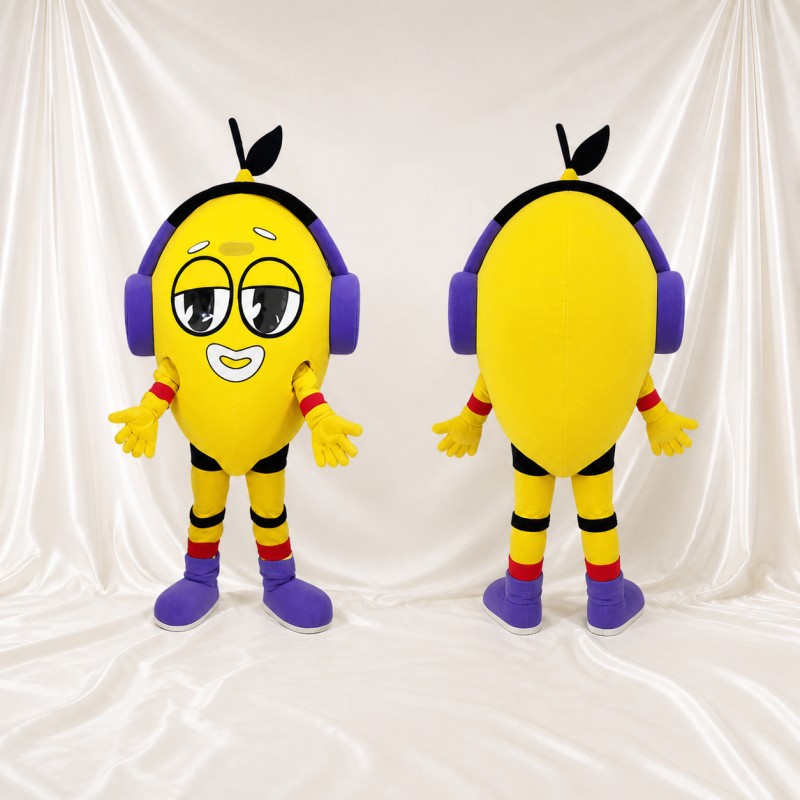 Pear Mascot Costume Full Body for Adults Food Events