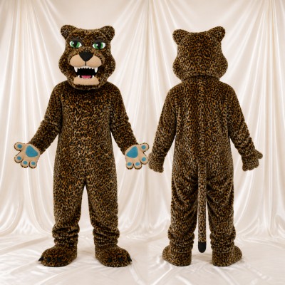 Realistic Leopard Mascot Costume Full Body for Adults Sports Events