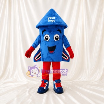 Fusée Costume de mascotte intégral pour adultes Événements technologiques