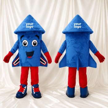 Fusée Costume de mascotte intégral pour adultes Événements technologiques