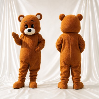 Nounours Classique Costume de mascotte intégral pour adultes Événements scolaires