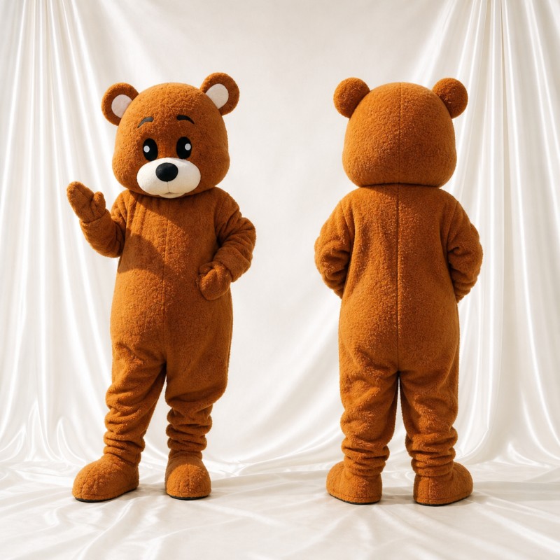Nounours Classique Costume de mascotte intégral pour adultes Événements scolaires