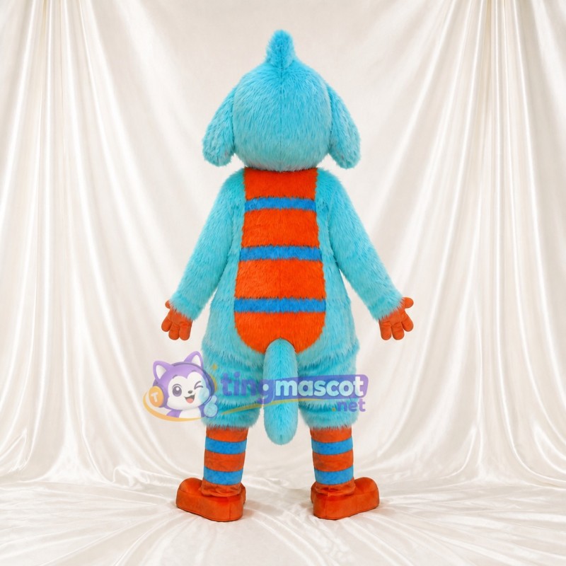 Monstre ébouriffé Costume de mascotte intégral pour adultes Événements scolaires