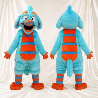 Monstre ébouriffé Costume de mascotte intégral pour adultes Événements scolaires