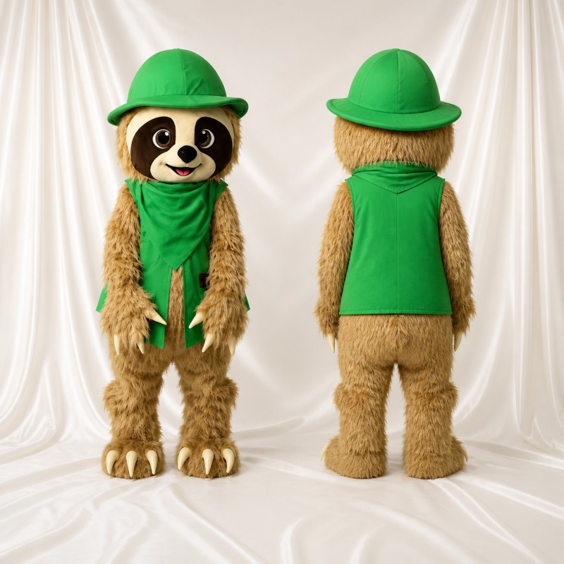 Sloth Mascot Costume Full Body for Adults Zoos