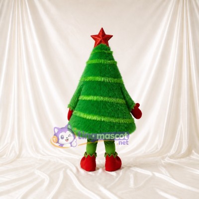 Christmas Tree Mascot Costume Full Body for Adults Christmas