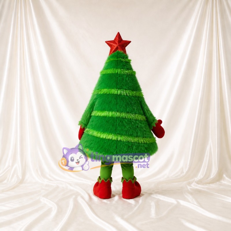 Christmas Tree Mascot Costume Full Body for Adults Christmas