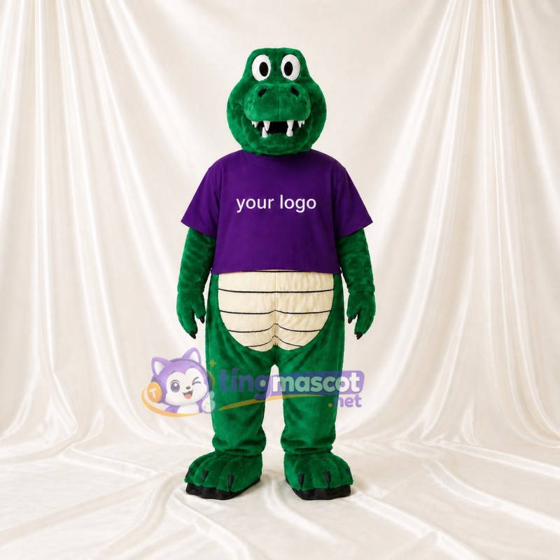 Crocodile Mascot Costume Full Body for Adults Sports Events