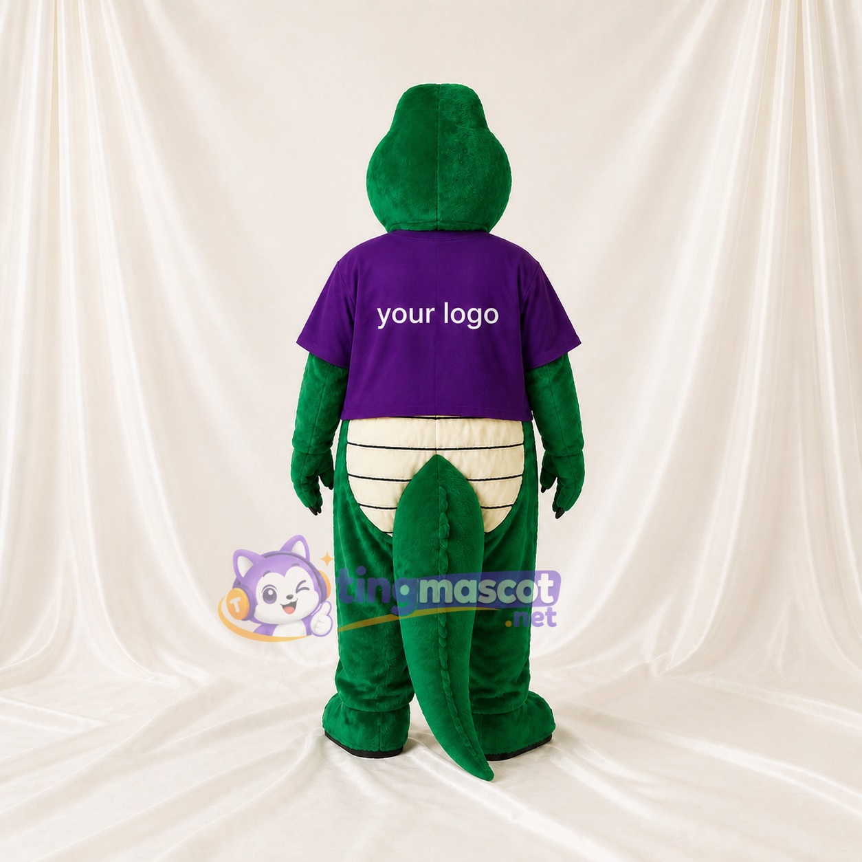 Crocodile Mascot Costume Full Body for Adults Sports Events Crocodile Mascot Costume Full Body for Adults Sports Events