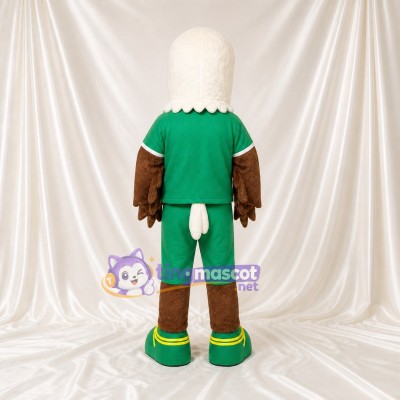 Team Bald Eagle Mascot Costume Full Body for Adults Sports Events