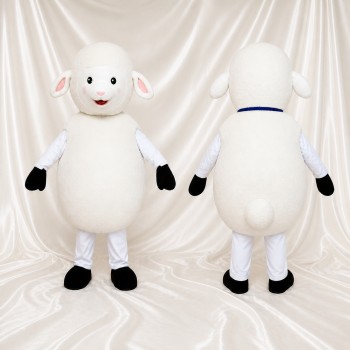 Sheep Mascot Costume Full Body for Adults Food Events