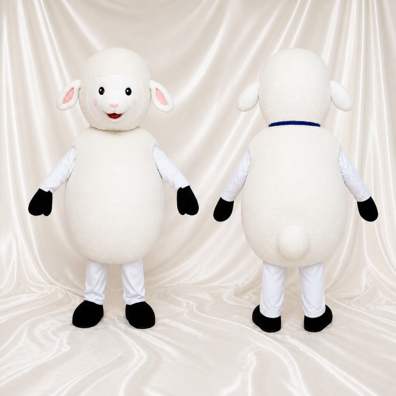 Sheep Mascot Costume Full Body for Adults Food Events