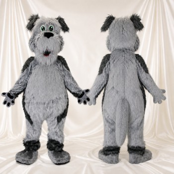Chien Hirsute Costume de mascotte intégral pour adultes Événements scolaires