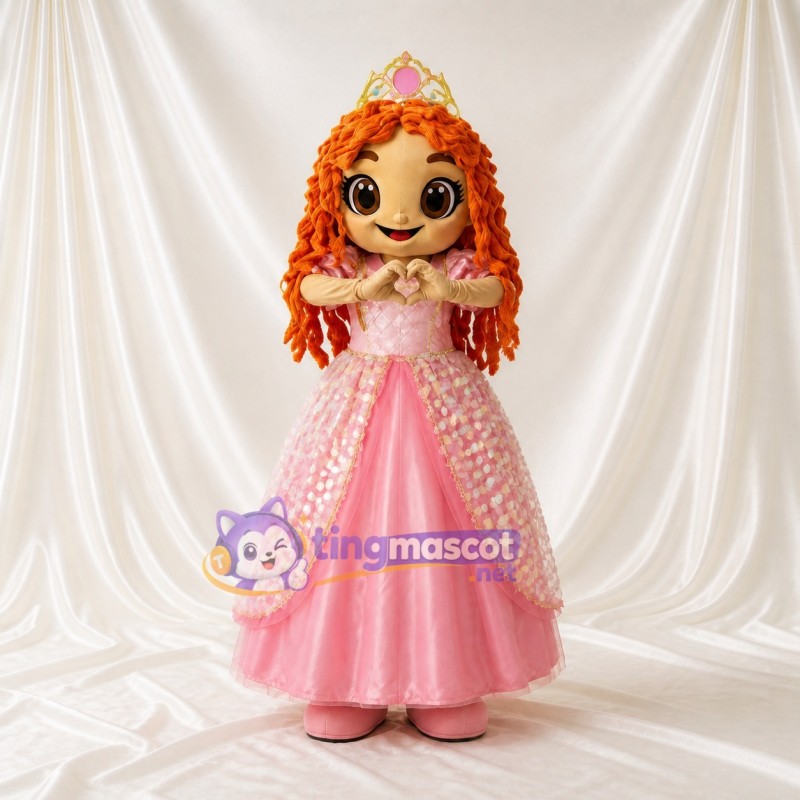 Princess Mascot Costume Full Body for Adults Stage Events