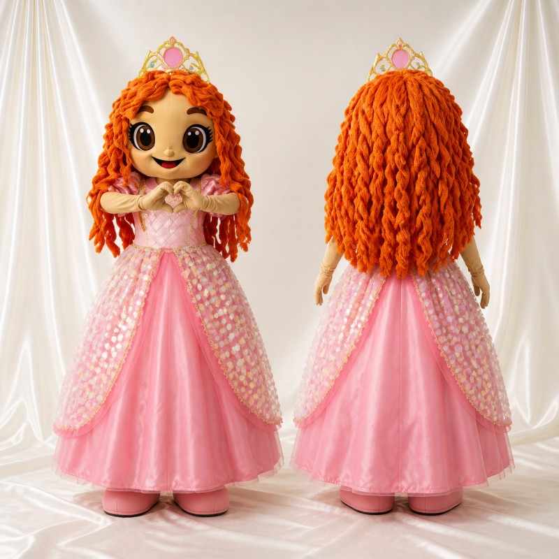 Princess Mascot Costume Full Body for Adults Stage Events