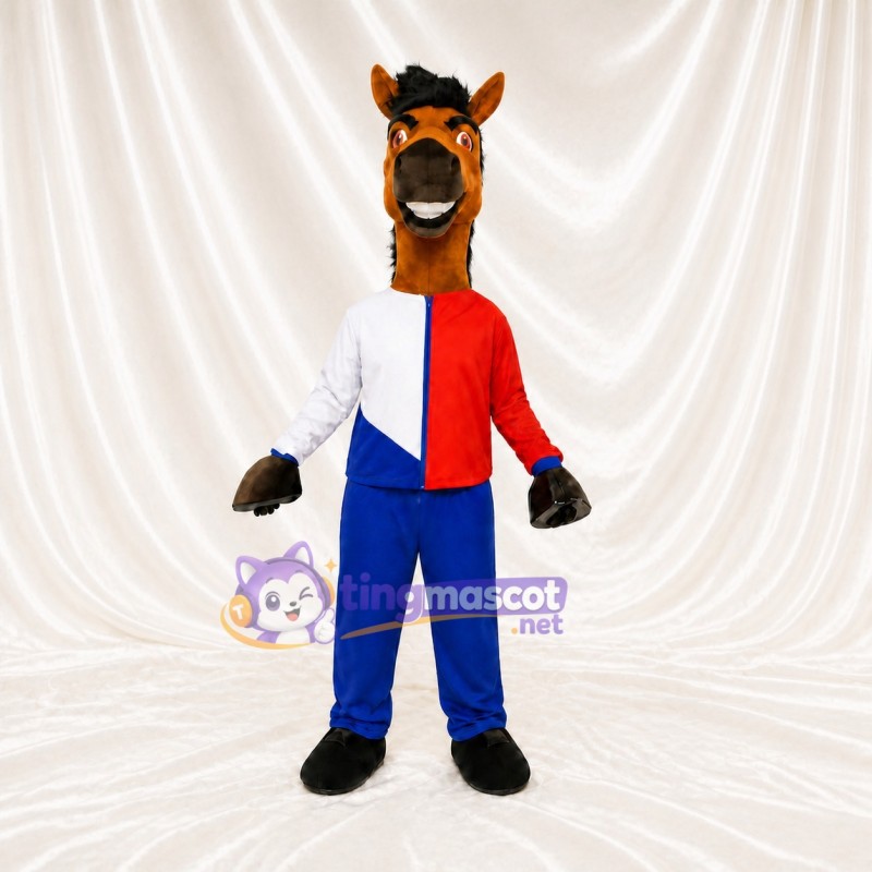 Cheval Costume de mascotte intégral pour adultes Événements sportifs