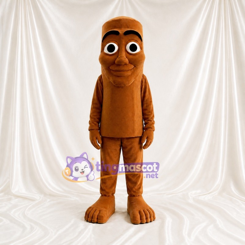 Cylinder Character Mascot Costume Full Body for Adults Promotions