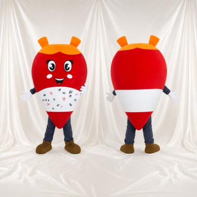 Wrapped Candy Mascot Costume Full Body for Adults Food Events