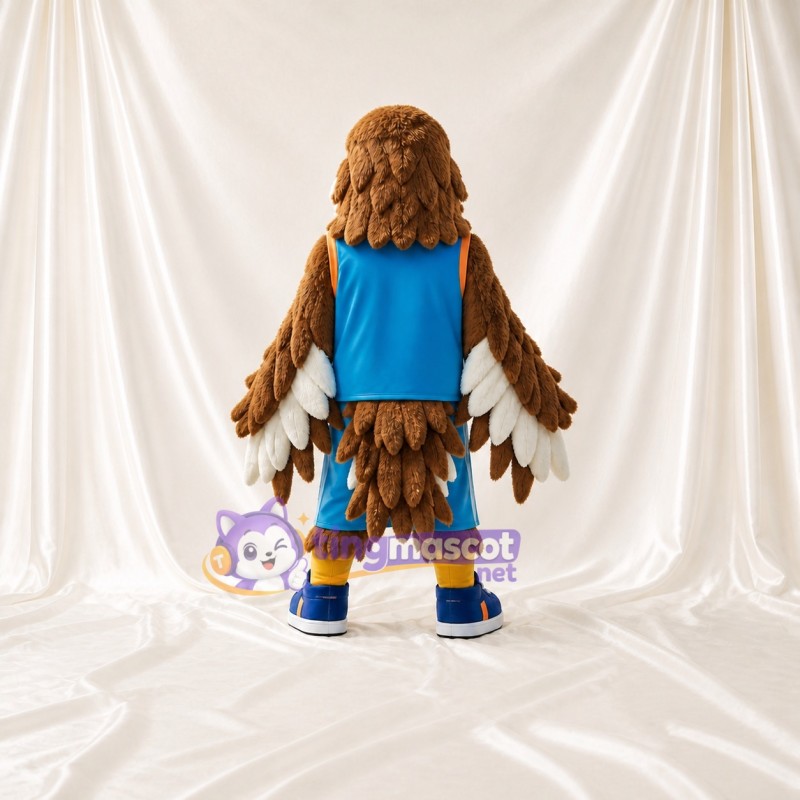 Team Eagle Mascot Costume Full Body for Adults Sports Events