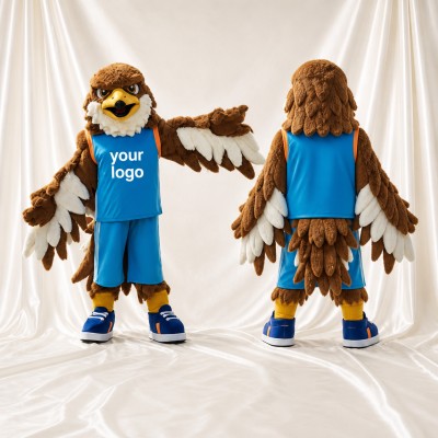 Team Eagle Mascot Costume Full Body for Adults Sports Events