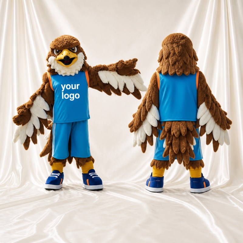 Team Eagle Mascot Costume Full Body for Adults Sports Events