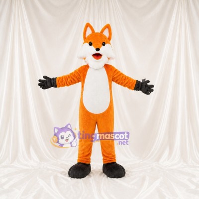 Fox Mascot Costume Full Body for Adults Outdoor Events