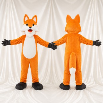 Fox Mascot Costume Full Body for Adults Outdoor Events
