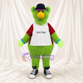 Monstre lime Costume de mascotte intégral pour adultes Événements scolaires