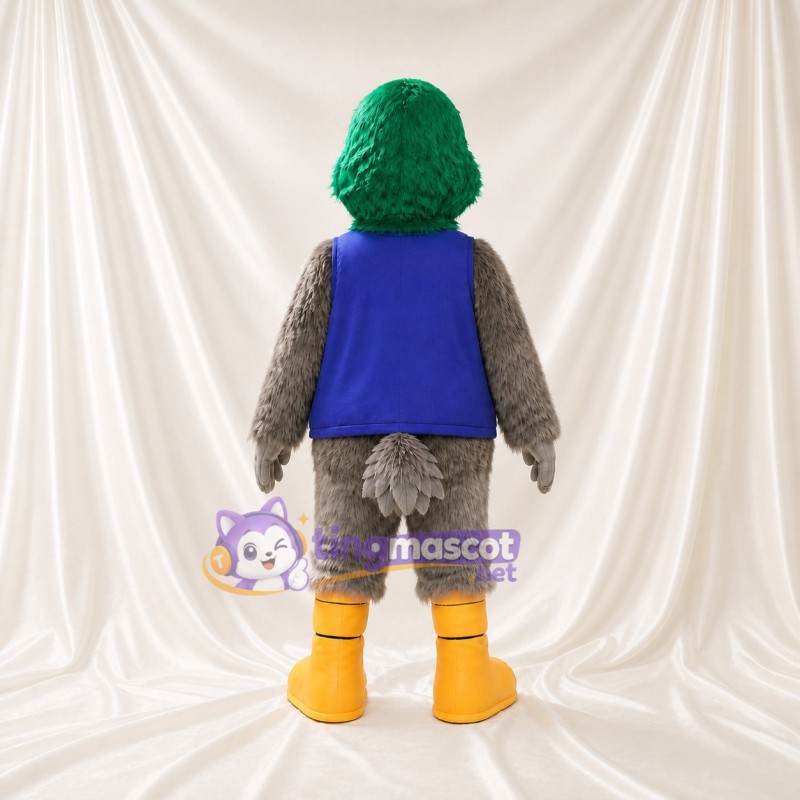 Team Duck Mascot Costume Full Body for Adults Sports Events