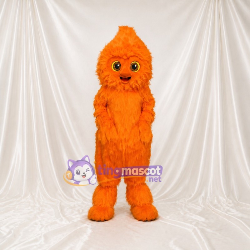 Furry Monster Mascot Costume Full Body for Adults School Events