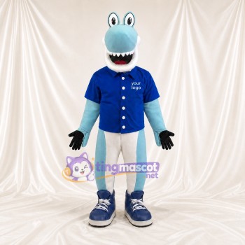 Costume de mascotte requin d'équipe intégral pour adultes – événements sportifs