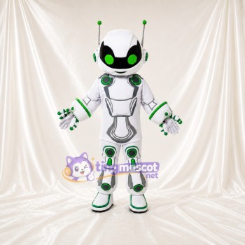 Futuristischer Roboter Maskottchenkostüm Ganzkörper für Erwachsene Technologieveranstaltungen