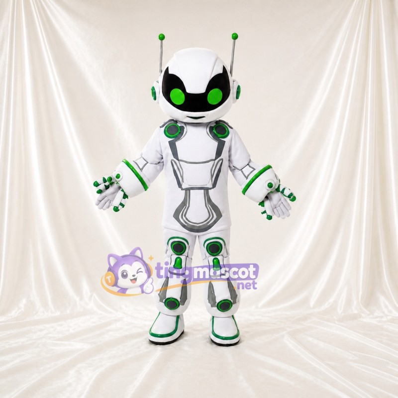 Futuristic Robot Mascot Costume Full Body for Adults Tech Events