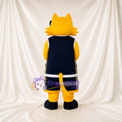 Cat Mascot Costume Full Body for Adults Sports Events