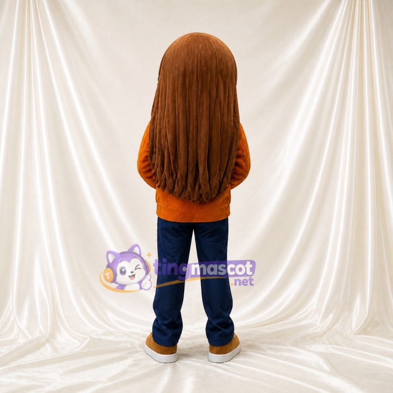 Girl Mascot Costume Full Body for Adults School Events