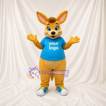 Kangaroo Mascot Costume Full Body for Adults Sports Events