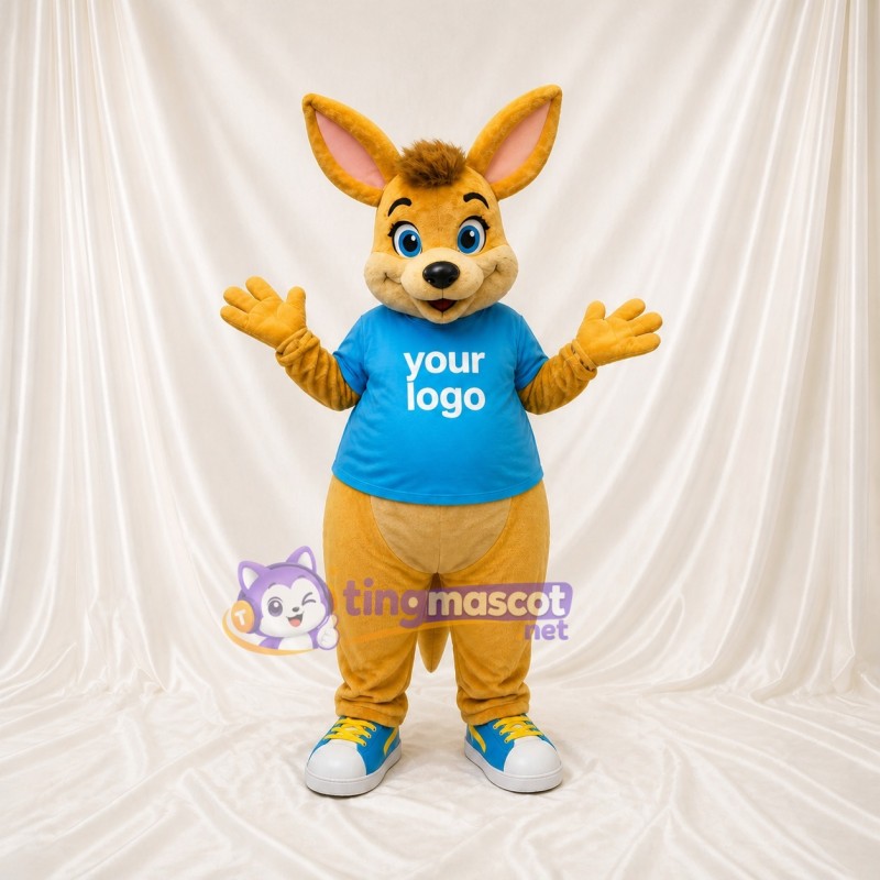 Kangaroo Mascot Costume Full Body for Adults Sports Events