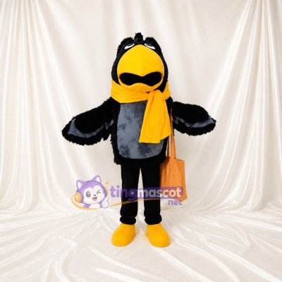 Crow Mascot Costume Full Body for Adults Sports Events