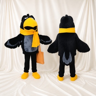 Crow Mascot Costume Full Body for Adults Sports Events