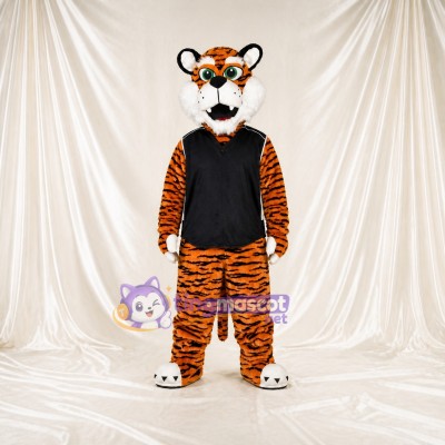 Tiger Mascot Costume Full Body for Adults Sports Events