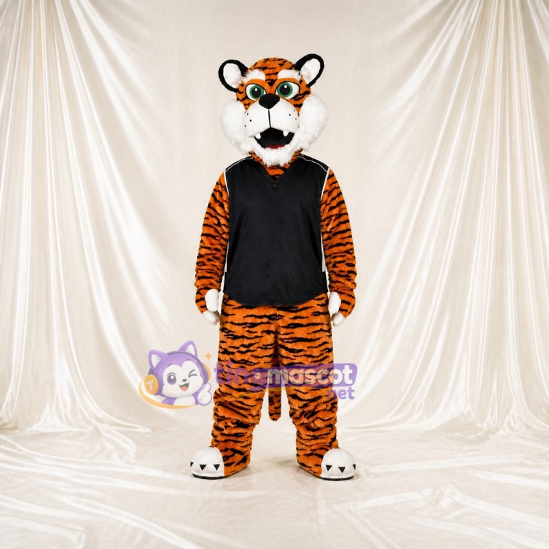 Tiger Mascot Costume Full Body for Adults Sports Events