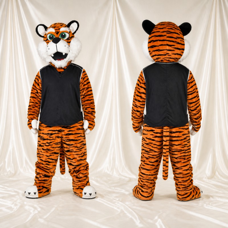 Tiger Mascot Costume Full Body for Adults Sports Events
