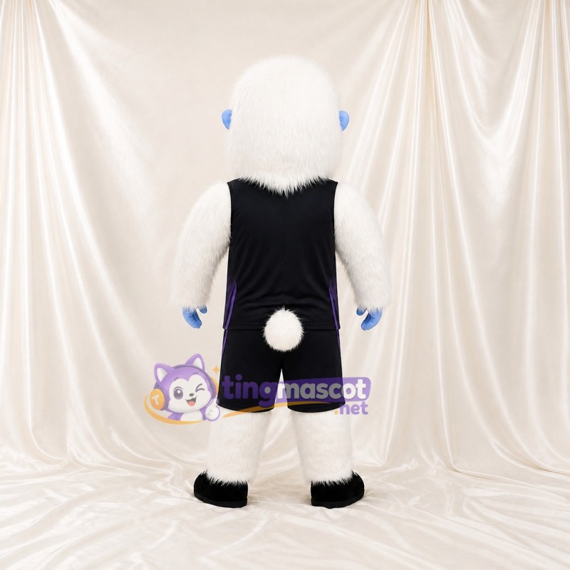 Yeti Mascot Costume Full Body for Adults School Events