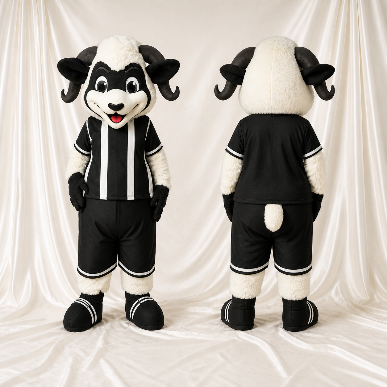 Bélier Costume de mascotte intégral pour adultes Événements sportifs Bélier Costume de mascotte intégral pour adultes Événements sportifs