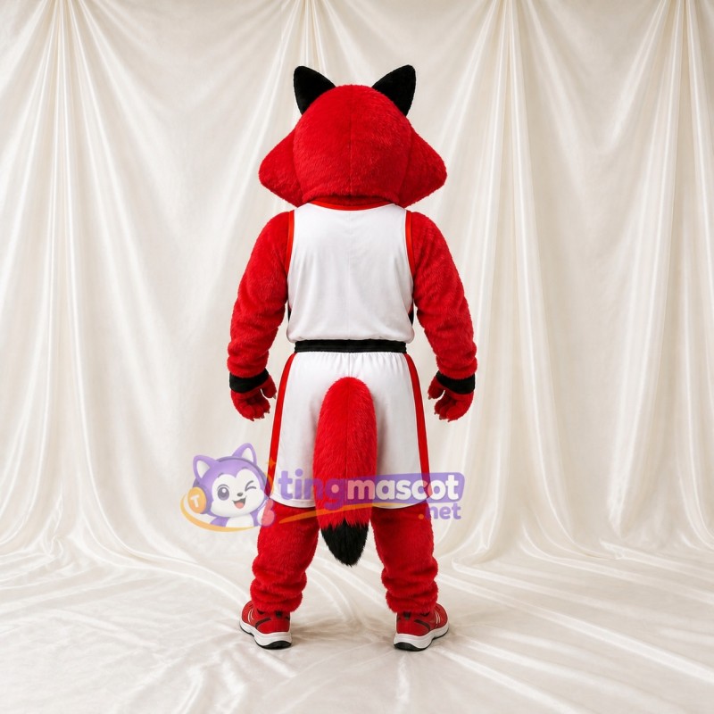 Fox Mascot Costume Full Body for Adults Sports Events