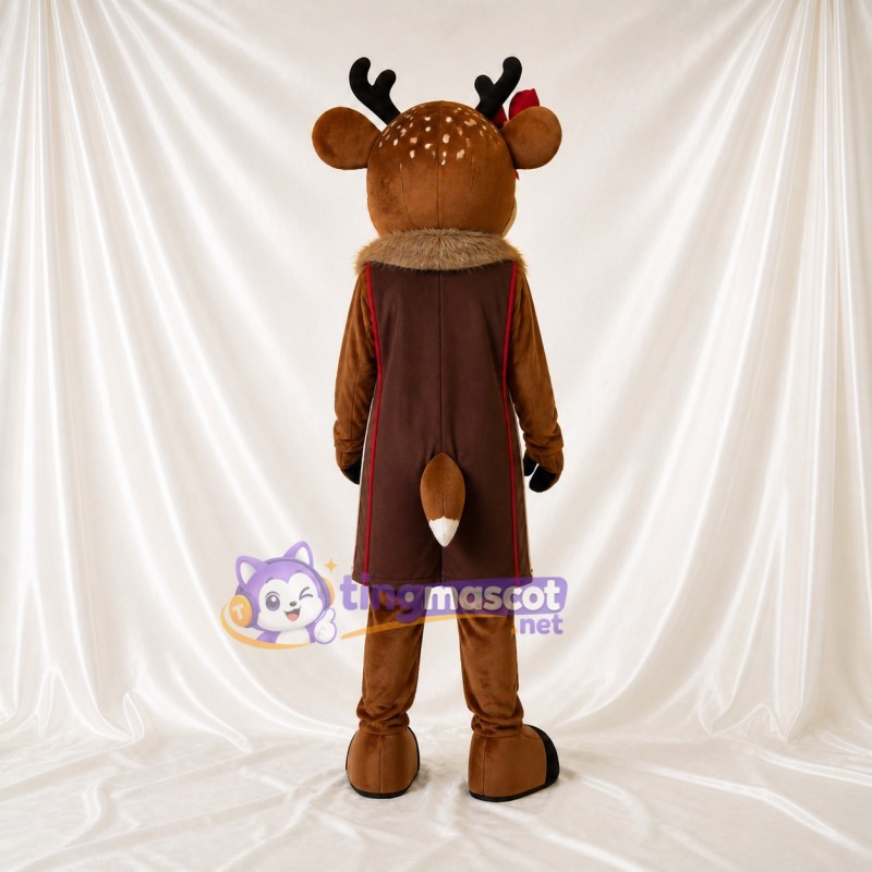 Cerf Costume de mascotte intégral pour adultes Noël