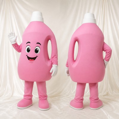 Detergent Bottle Mascot Costume Full Body for Adults Promotions