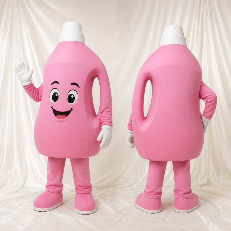 Detergent Bottle Mascot Costume Full Body for Adults Promotions
